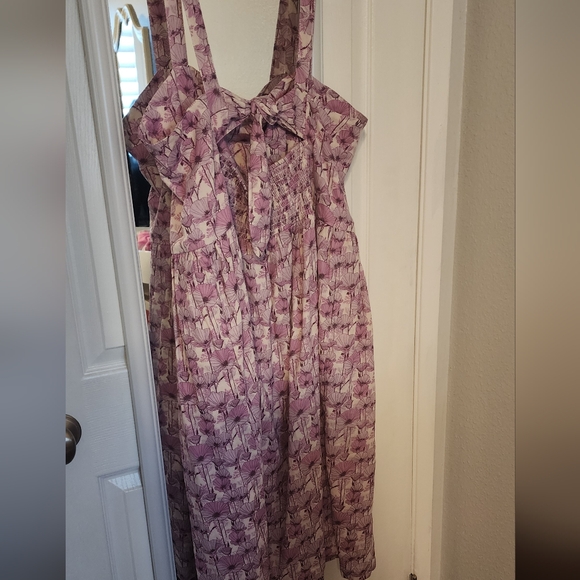 Kate Quinn Mama Dress Orchid Poppies Large - Picture 2 of 3